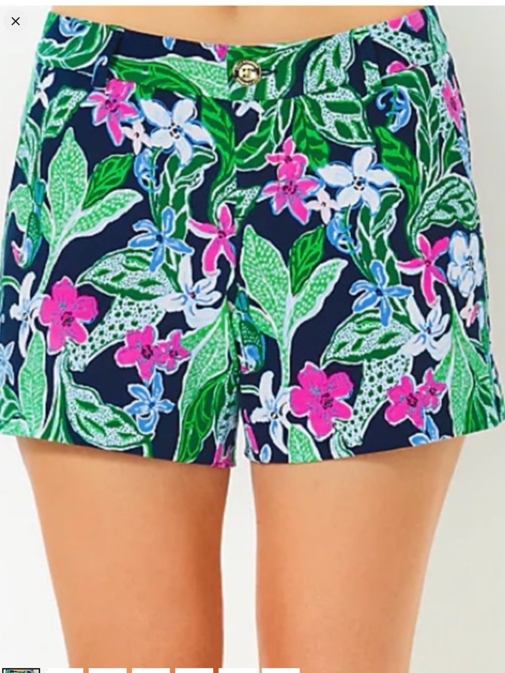 NWOT Lilly Pulitzer CALLAHAN KNIT SHORT, MULTI UNTAMED SIZE 10